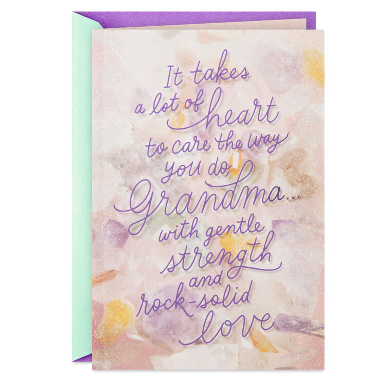 hallmark Gentle Strength and Rock-Solid Love Birthday Card for Grandma