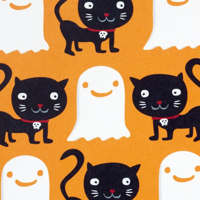Hallmark Ghosts And Black Cats Halloween Cards Pack Of 6