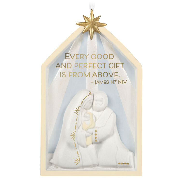 hallmark Gift From Above Nativity Porcelain Ornament