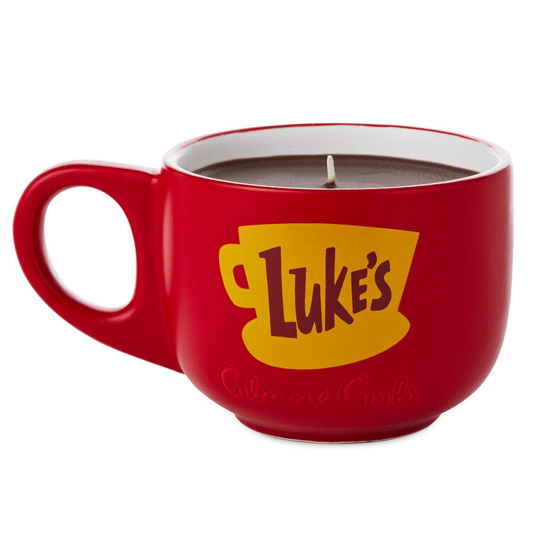 hallmark Gilmore Girls Coffee-Scented Luke's Diner Mug Candle