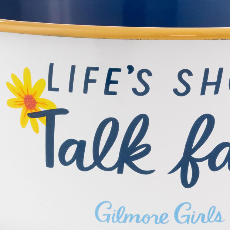 Hallmark Gilmore Girls Life's Short Talk Fast Popcorn Bowl