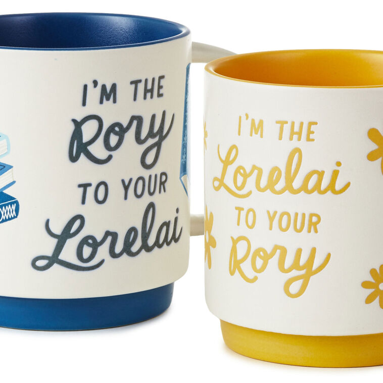 Hallmark Gilmore Girls Lorelai And Rory Stacking Mugs Set Of 2