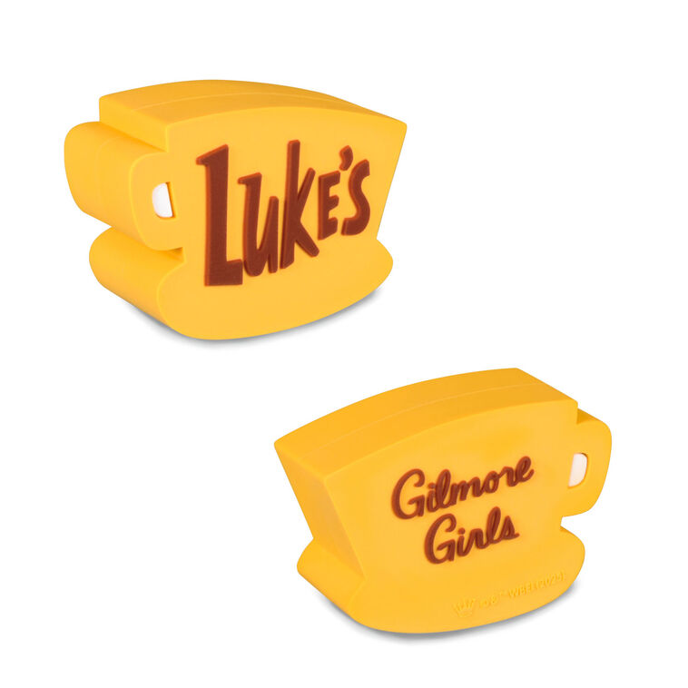 hallmark Gilmore Girls Luke's Diner Charmers Silicone Charm 1.3"