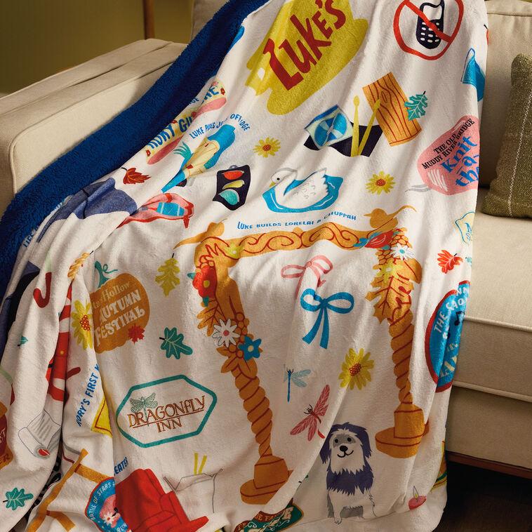 Hallmark Gilmore Girls Memorable Moments Oversized Throw Blanket 80x60