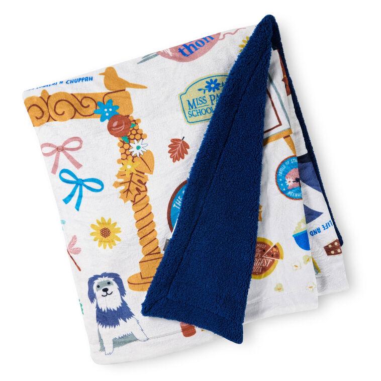 hallmark Gilmore Girls Memorable Moments Oversized Throw Blanket 80x60