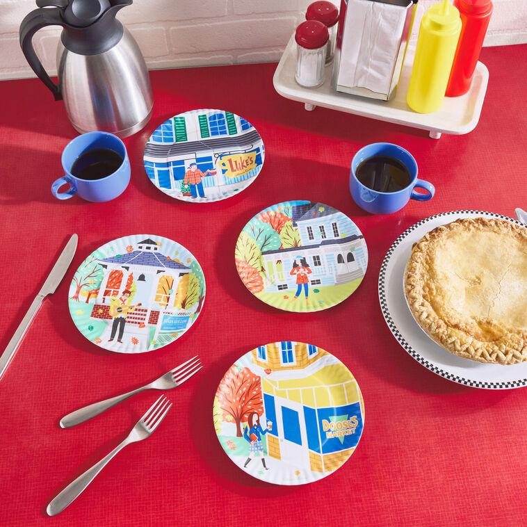 Hallmark Gilmore Girls Stars Hollow Appetizer Plates Set Of 4