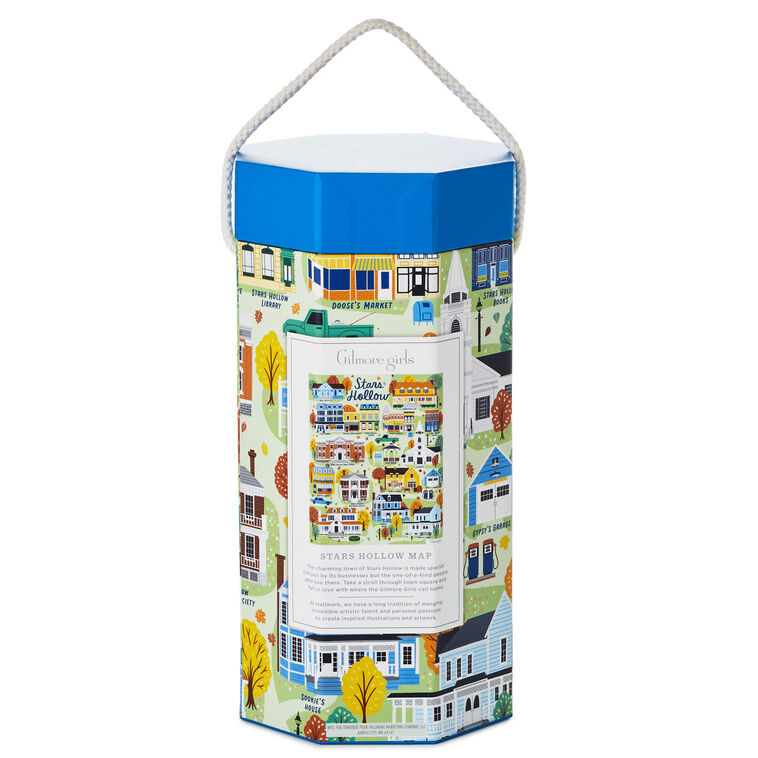 Hallmark Gilmore Girls Stars Hollow Map 1 000-Piece Jigsaw Puzzle