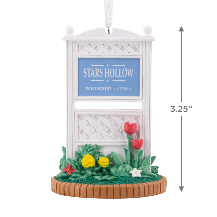 Hallmark Gilmore Girls Stars Hollow Sign Hallmark Ornament