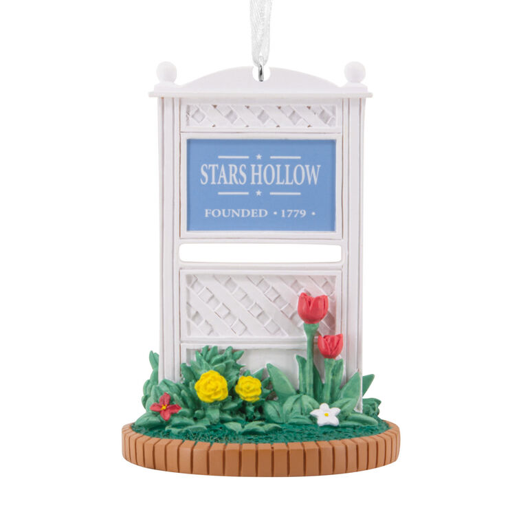 hallmark Gilmore Girls Stars Hollow Sign Hallmark Ornament