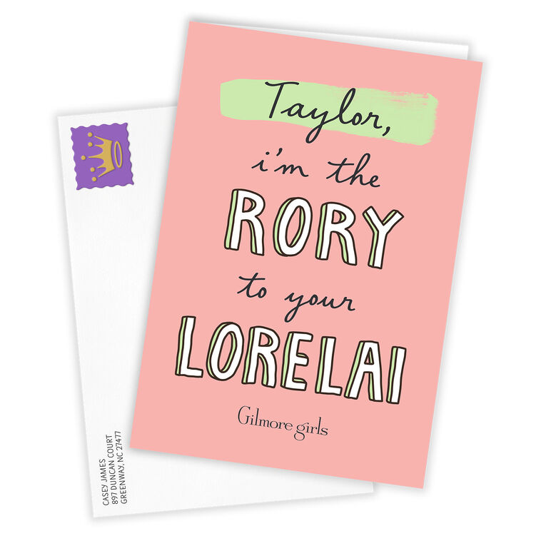 Hallmark Gilmore Girls The Rory To Your Lorelai Custom Card