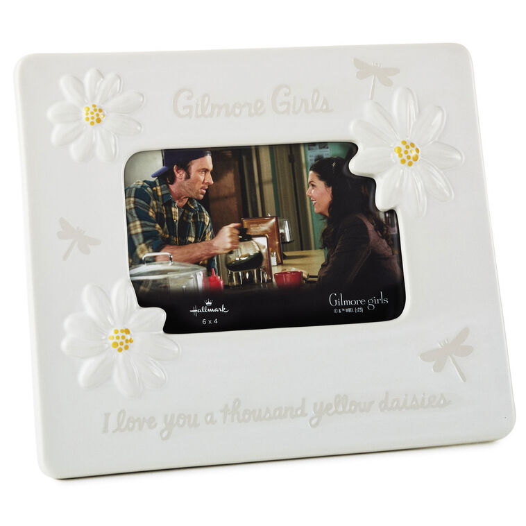 hallmark Gilmore Girls Thousand Yellow Daisies Picture Frame 4x6