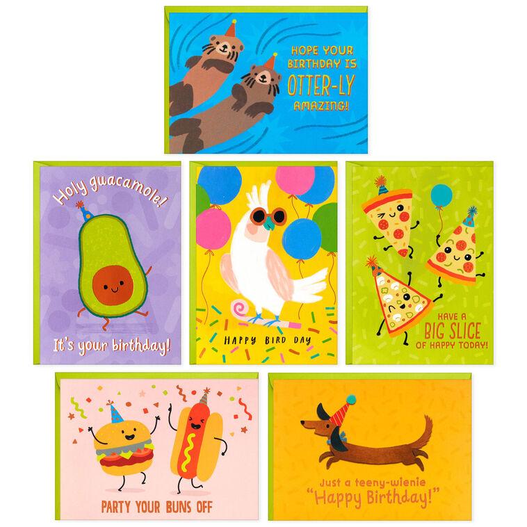 hallmark Give a Giggle Assorted Boxed Birthday Note Cards Pack of 24