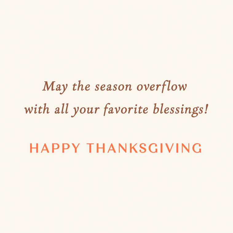 Hallmark Giving Thanks For You Religious Thanksgiving Card