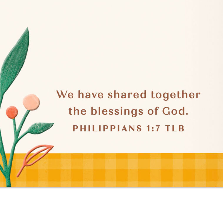 Hallmark Giving Thanks For You Religious Thanksgiving Card