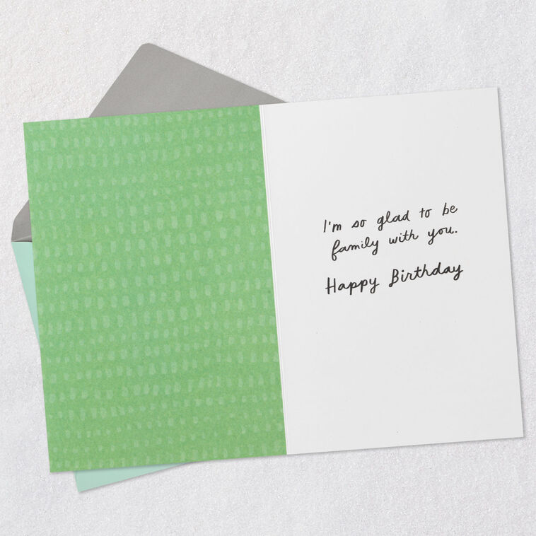 Hallmark Glad To Be Family With You Birthday Card For Relative