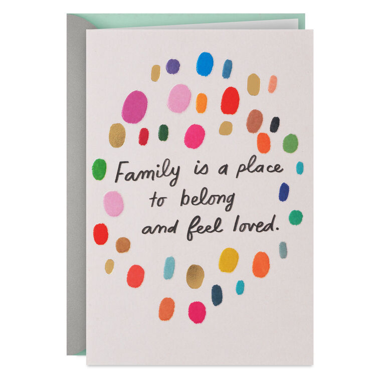 hallmark Glad to Be Family With You Birthday Card for Relative