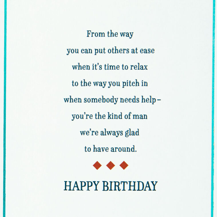 Hallmark Glad To Have You Around Birthday Card For Brother