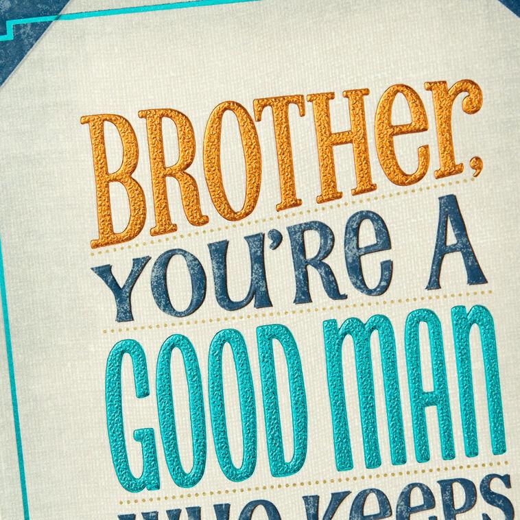 Hallmark Glad To Have You Around Birthday Card For Brother