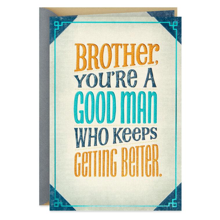 hallmark Glad to Have You Around Birthday Card for Brother
