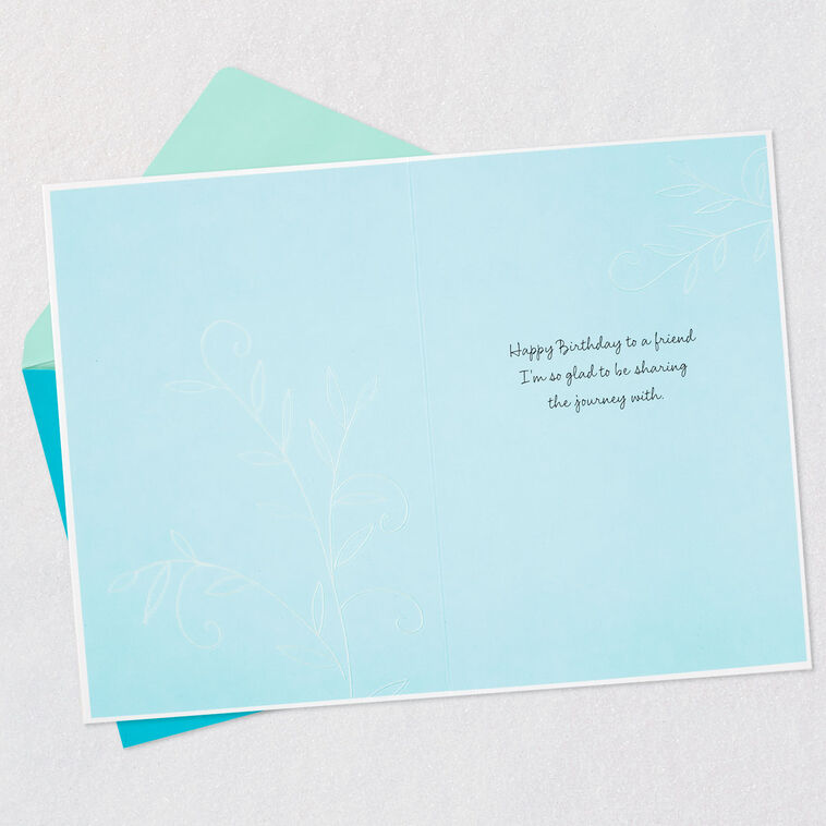 Hallmark Glad To Share Life's Journey With You Birthday Card For Friend