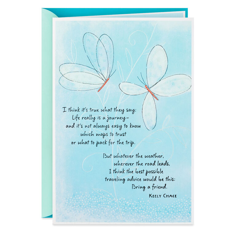 hallmark Glad to Share Life's Journey With You Birthday Card for Friend