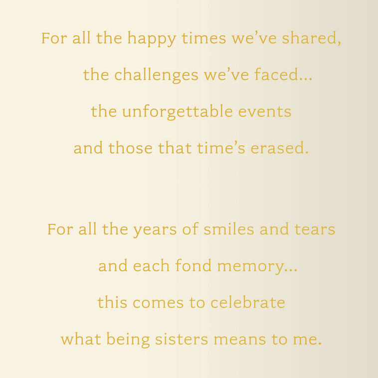 Hallmark Glad We're Sisters And Friends Christmas Card