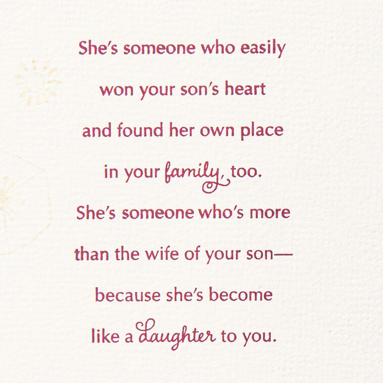 Hallmark Glad You're In Our Family Birthday Card For Daughter-in-Law