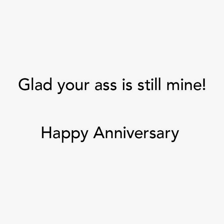 Hallmark Glad You're Still Mine Donkey Funny Romantic Anniversary Card