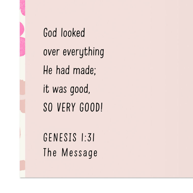 Hallmark Glorious By Design Religious Birthday Card