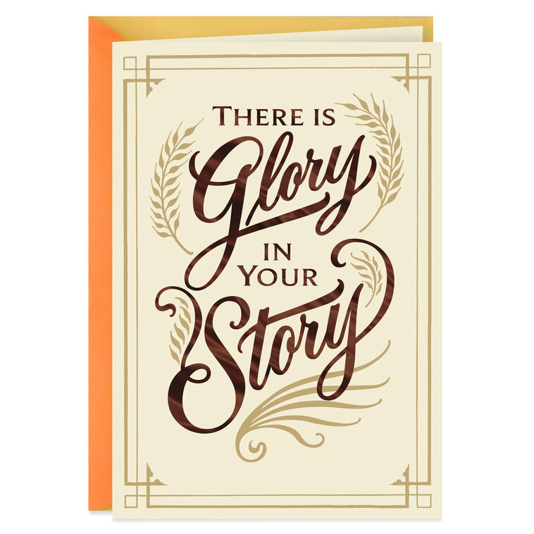 hallmark Glory in Your Story Religious Birthday Card