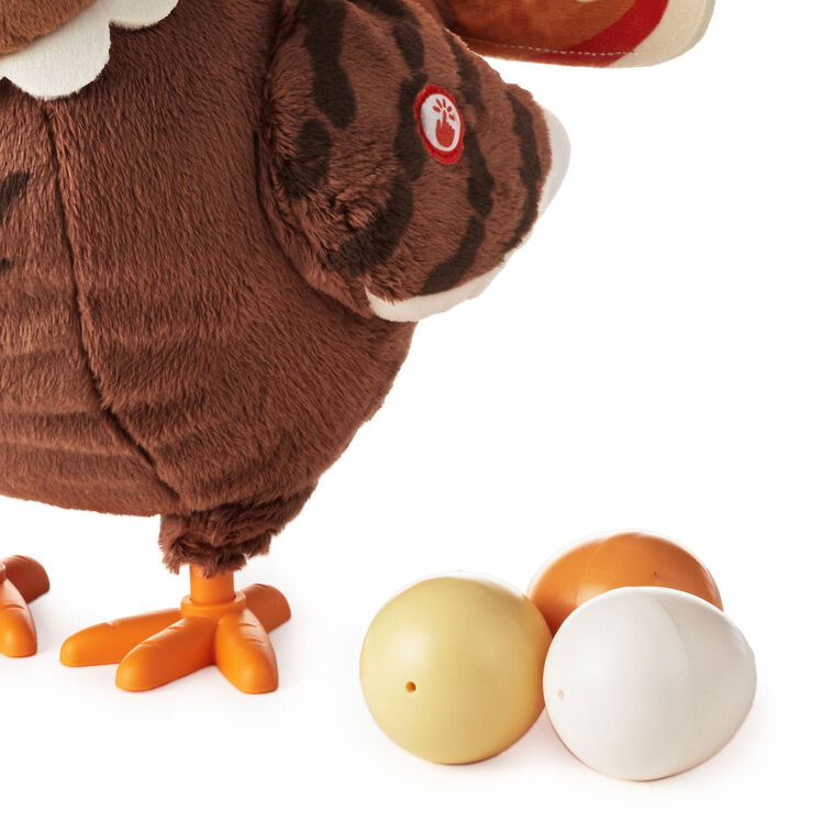 Hallmark Gobblin' Egg-Laying Turkey Plush With Sound And Motion 12"