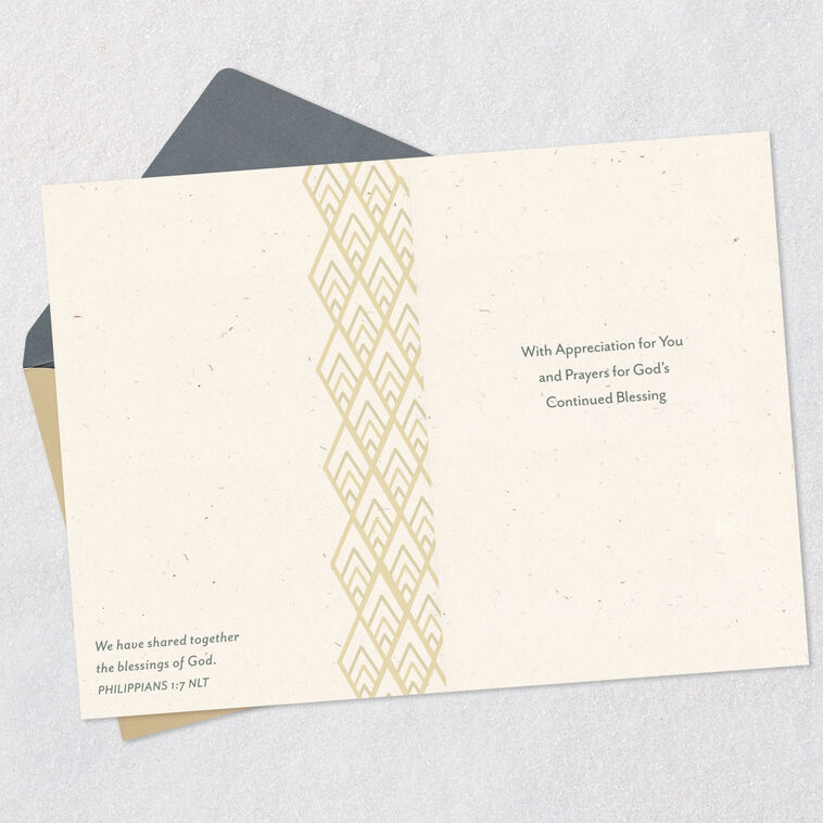 Hallmark God Blessed Us Religious Clergy Appreciation Card For Minister And Spouse
