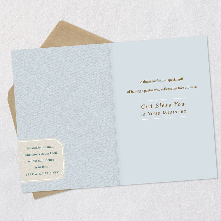 Hallmark God Has Blessed You Religious Clergy Appreciation Card For Pastor
