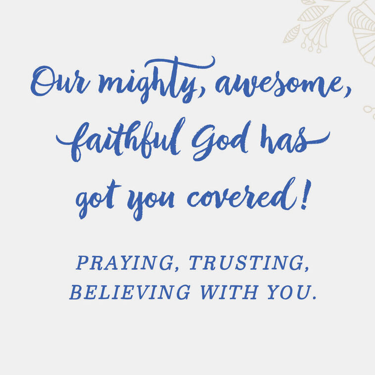 Hallmark God Has Got You Covered Religious Encouragement Card