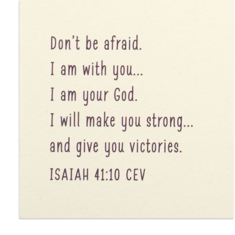 Hallmark God Has Made You Strong Religious Encouragement Card