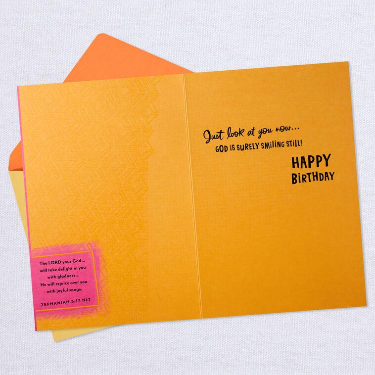 Hallmark God Made A Masterpiece Religious Birthday Card