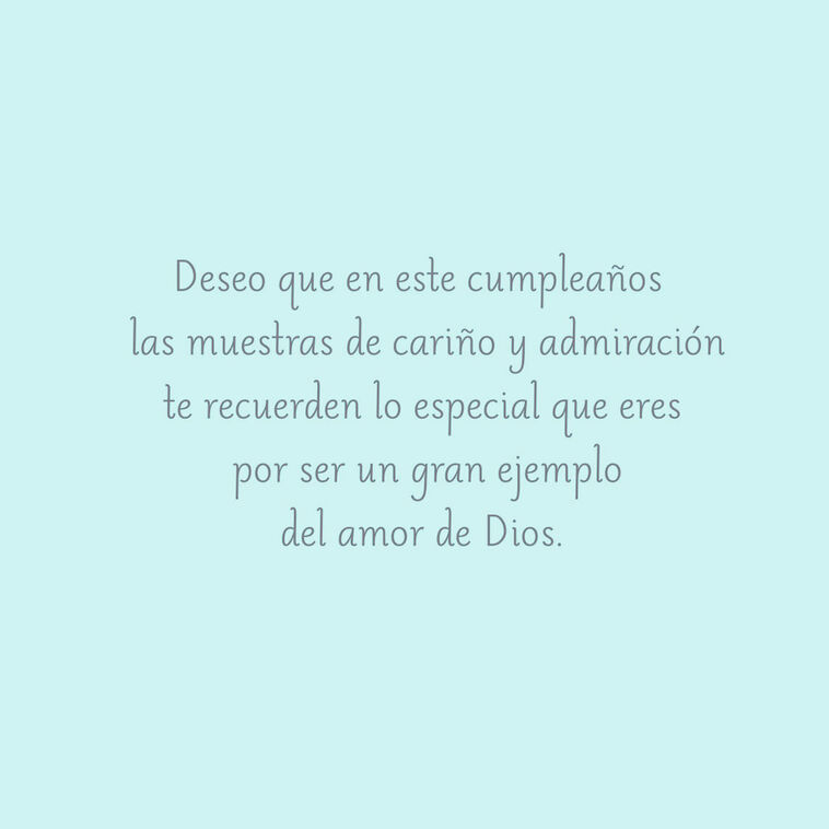 Hallmark God Made You A Blessing Spanish-Language Birthday Card