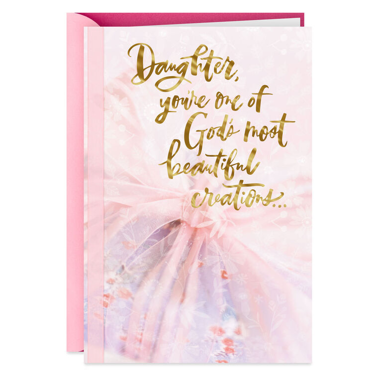 hallmark God's Beautiful Creation Birthday Card for Daughter