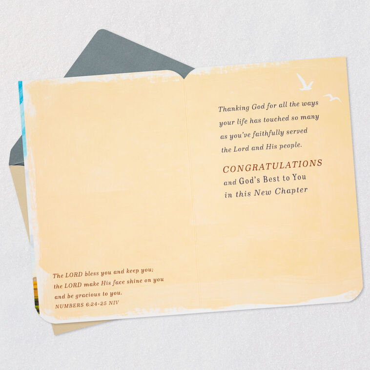 Hallmark God's Best To You Religious Retirement Card For Pastor