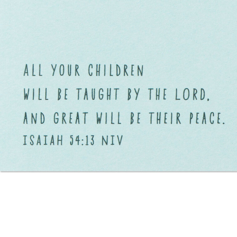 Hallmark God's Blessings On Your Sweet Baby Religious Baptism Card