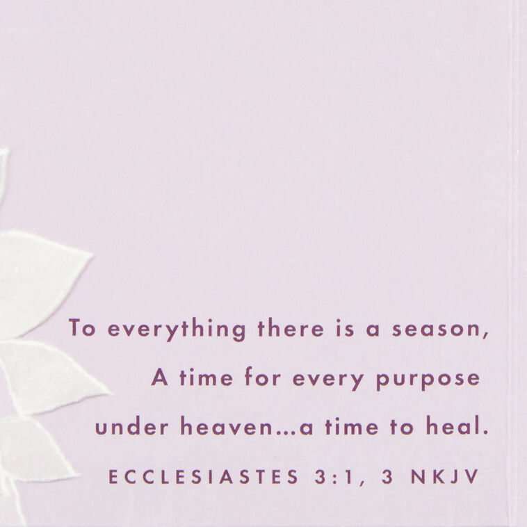 Hallmark God's Everlasting Love Religious Sympathy Card