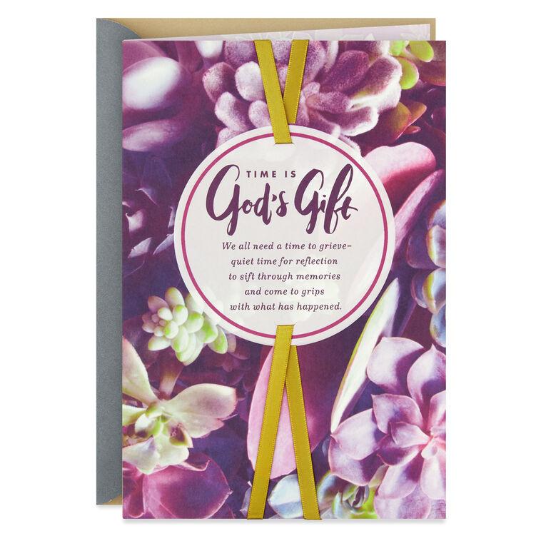 hallmark God's Everlasting Love Religious Sympathy Card