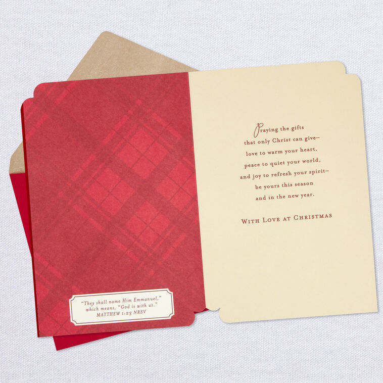 Hallmark God's Many Gifts Religious Christmas Card For Parents