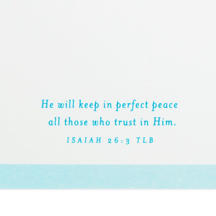Hallmark God's Peace And Love For You Religious Sympathy Card