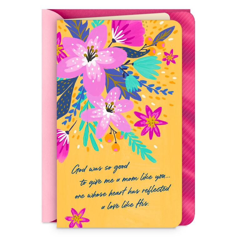 hallmark God Was Good to Give Me You Religious Birthday Card for Mama