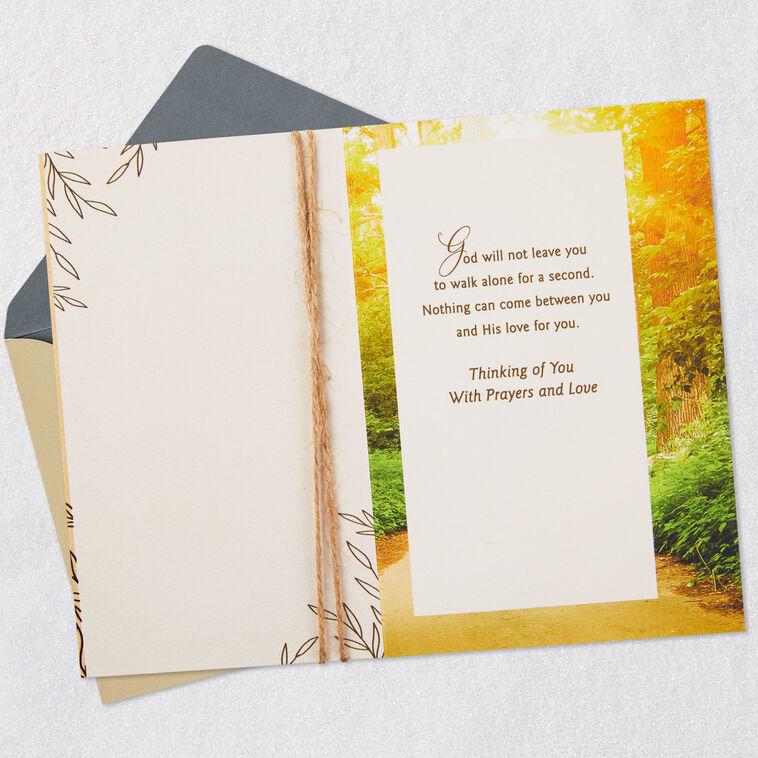 Hallmark God Will Not Leave You Alone Religious Encouragement Card