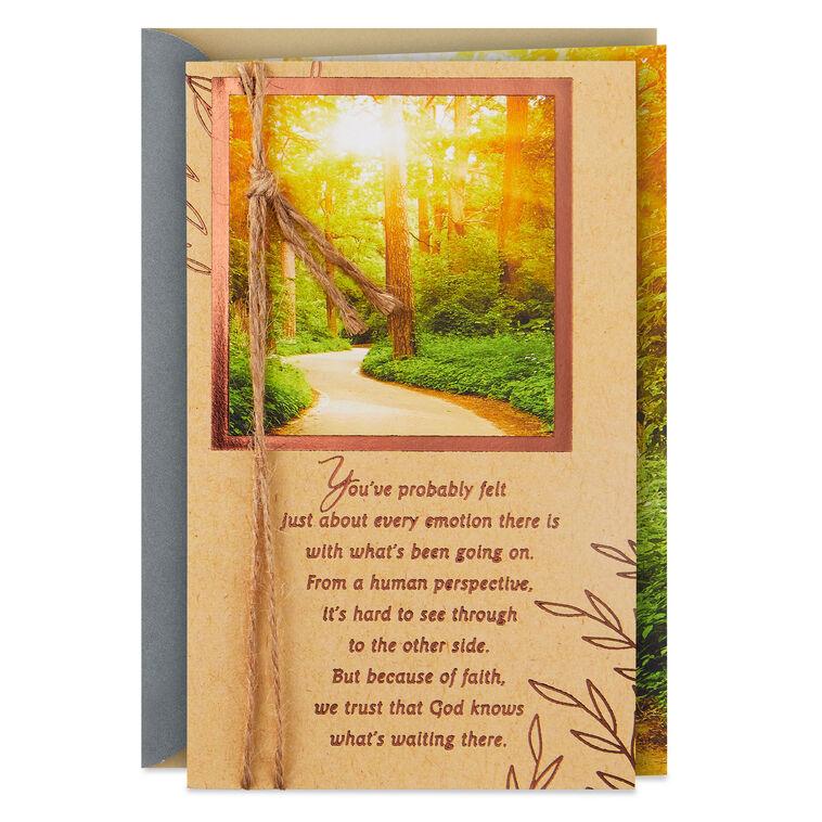 hallmark God Will Not Leave You Alone Religious Encouragement Card