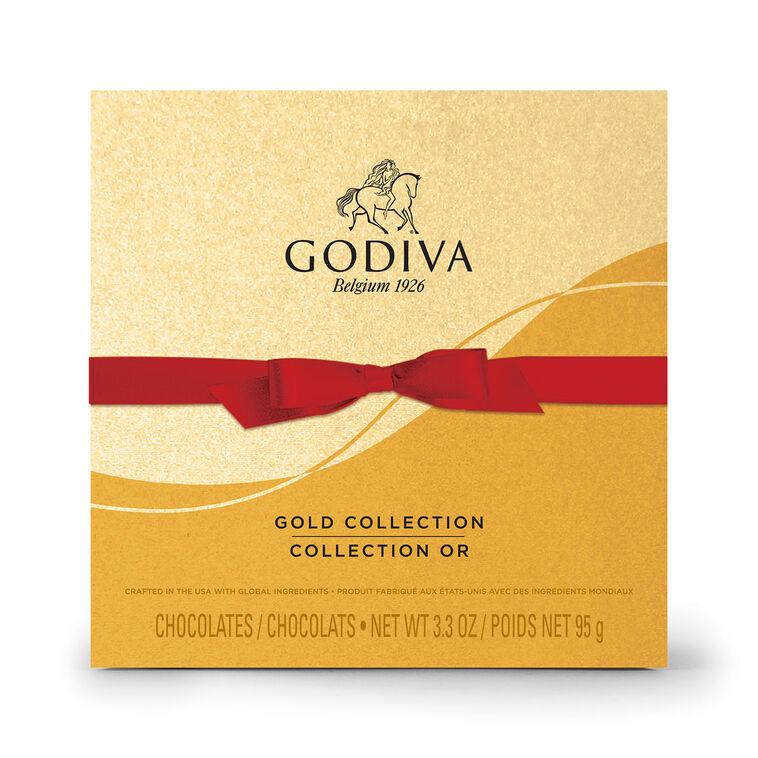 hallmark Godiva Assorted Chocolates in Gold Gift Box 9 pieces