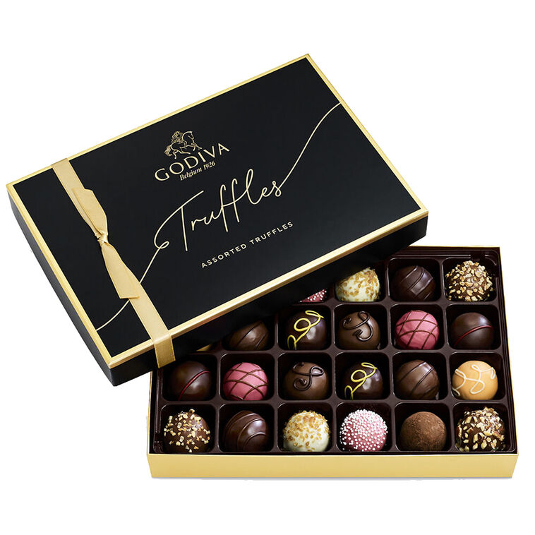 hallmark Godiva Assorted Signature Chocolate Truffles Gift Box 24 Pieces