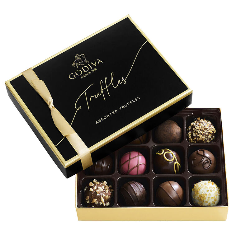 hallmark Godiva Assorted Signature Chocolate Truffles Gift Box 12 Pieces